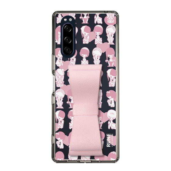 Slim Protection Case - STAND & RING RIBBON Sakura Pink［ Rune Naito - RUNE Girl Kids ］