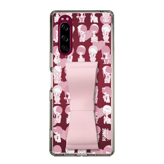 Slim Protection Case - STAND & RING RIBBON Sakura Pink［ Rune Naito - RUNE Girl Kids ］