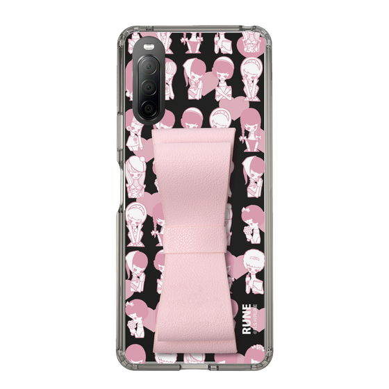 Slim Protection Case - STAND & RING RIBBON Sakura Pink［ Rune Naito - RUNE Girl Kids ］