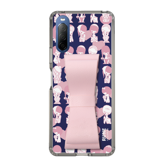 Slim Protection Case - STAND & RING RIBBON Sakura Pink［ Rune Naito - RUNE Girl Kids ］