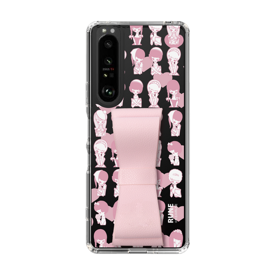Slim Protection Case - STAND & RING RIBBON Sakura Pink［ Rune Naito - RUNE Girl Kids ］