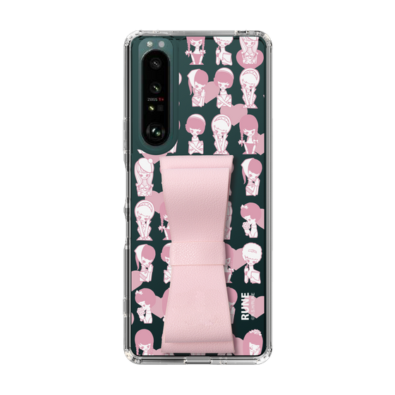 Slim Protection Case - STAND & RING RIBBON Sakura Pink［ Rune Naito - RUNE Girl Kids ］