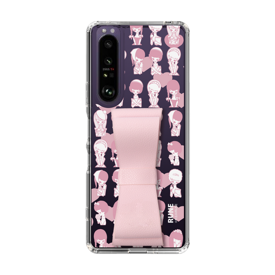 Slim Protection Case - STAND & RING RIBBON Sakura Pink［ Rune Naito - RUNE Girl Kids ］