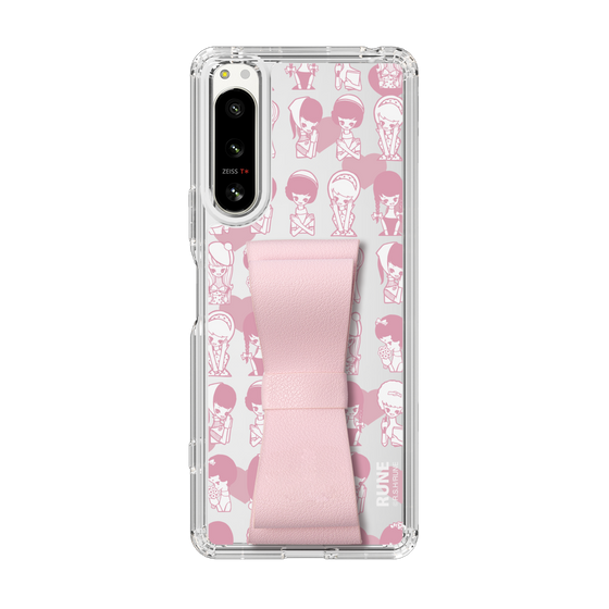 Slim Protection Case - STAND & RING RIBBON Sakura Pink［ Rune Naito - RUNE Girl Kids ］