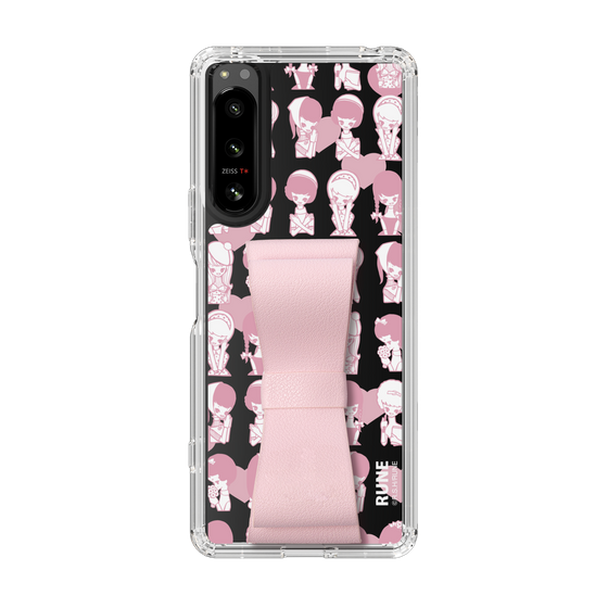 Slim Protection Case - STAND & RING RIBBON Sakura Pink［ Rune Naito - RUNE Girl Kids ］