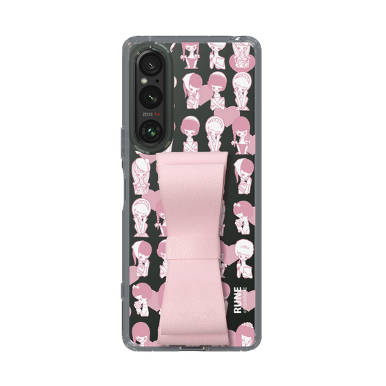 Slim Protection Case - STAND & RING RIBBON Sakura Pink［ Rune Naito - RUNE Girl Kids ］