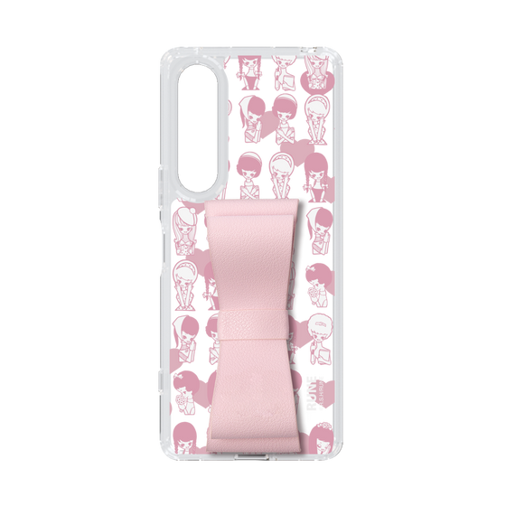 Slim Protection Case - STAND & RING RIBBON Sakura Pink［ Rune Naito - RUNE Girl Kids ］