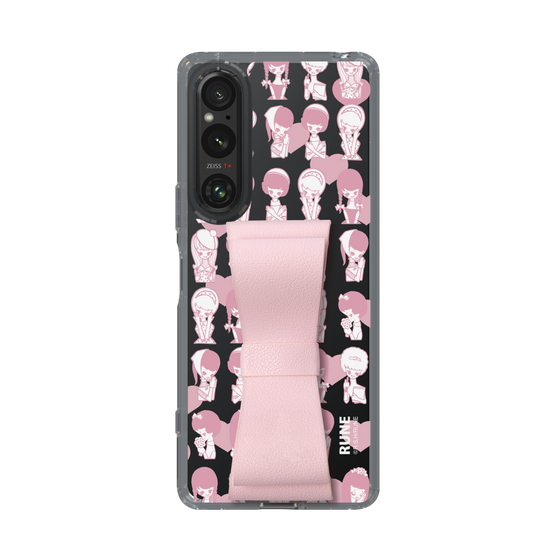 Slim Protection Case - STAND & RING RIBBON Sakura Pink［ Rune Naito - RUNE Girl Kids ］