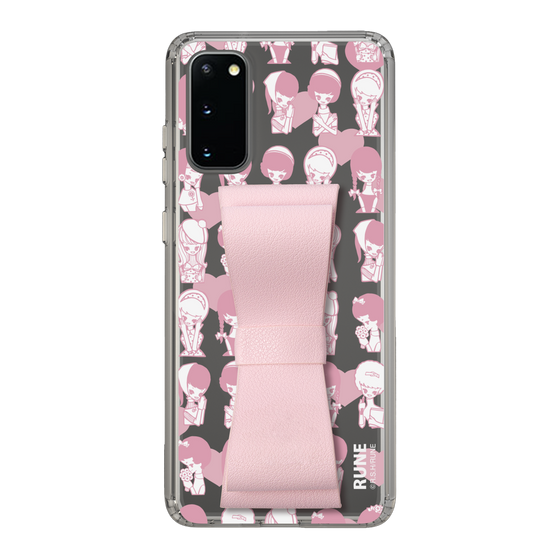 Slim Protection Case - STAND & RING RIBBON Sakura Pink［ Rune Naito - RUNE Girl Kids ］