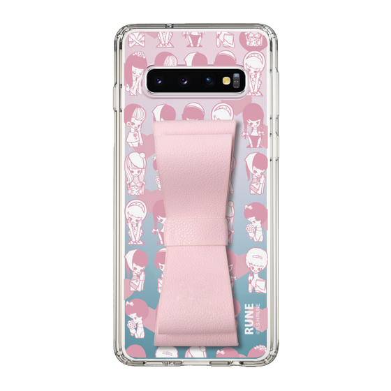 Slim Protection Case - STAND & RING RIBBON Sakura Pink［ Rune Naito - RUNE Girl Kids ］