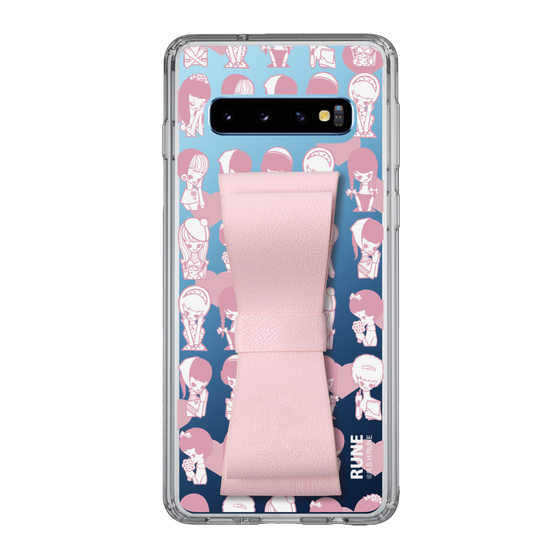 Slim Protection Case - STAND & RING RIBBON Sakura Pink［ Rune Naito - RUNE Girl Kids ］
