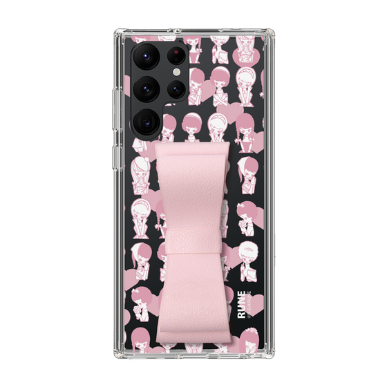 Slim Protection Case - STAND & RING RIBBON Sakura Pink［ Rune Naito - RUNE Girl Kids ］