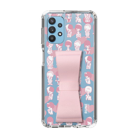 Slim Protection Case - STAND & RING RIBBON Sakura Pink［ Rune Naito - RUNE Girl Kids ］