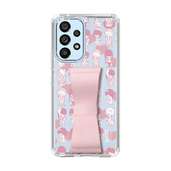 Slim Protection Case - STAND & RING RIBBON Sakura Pink［ Rune Naito - RUNE Girl Kids ］