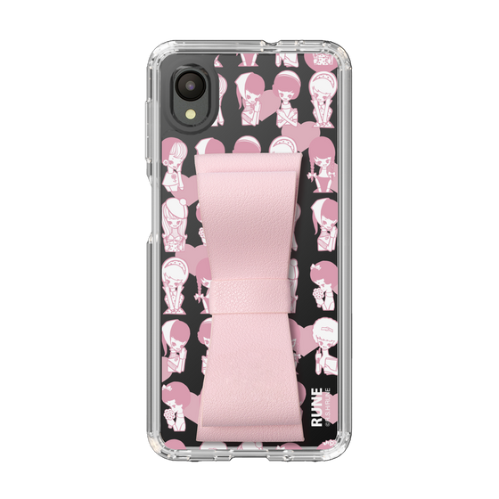 Slim Protection Case - STAND & RING RIBBON Sakura Pink［ Rune Naito - RUNE Girl Kids ］