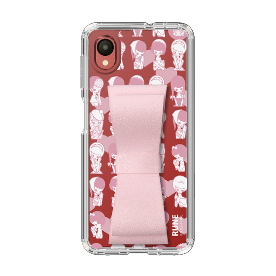 Slim Protection Case - STAND & RING RIBBON Sakura Pink［ Rune Naito - RUNE Girl Kids ］