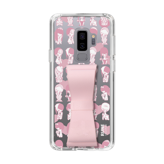 Slim Protection Case - STAND & RING RIBBON Sakura Pink［ Rune Naito - RUNE Girl Kids ］