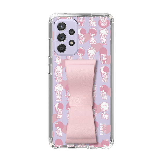 Slim Protection Case - STAND & RING RIBBON Sakura Pink［ Rune Naito - RUNE Girl Kids ］