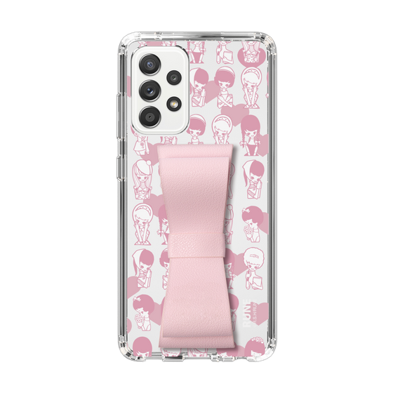Slim Protection Case - STAND & RING RIBBON Sakura Pink［ Rune Naito - RUNE Girl Kids ］
