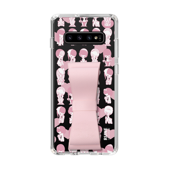 Slim Protection Case - STAND & RING RIBBON Sakura Pink［ Rune Naito - RUNE Girl Kids ］