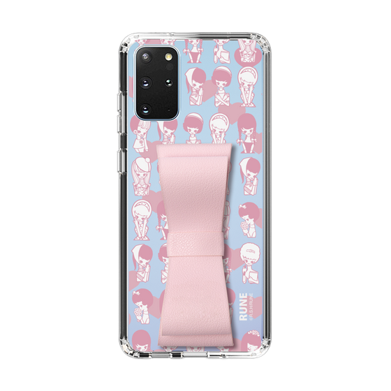 Slim Protection Case - STAND & RING RIBBON Sakura Pink［ Rune Naito - RUNE Girl Kids ］