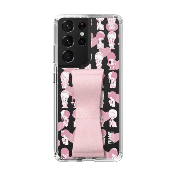 Slim Protection Case - STAND & RING RIBBON Sakura Pink［ Rune Naito - RUNE Girl Kids ］