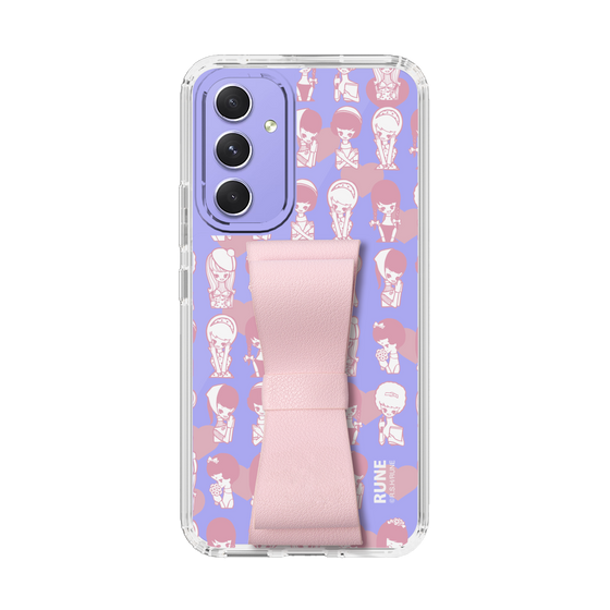Slim Protection Case - STAND & RING RIBBON Sakura Pink［ Rune Naito - RUNE Girl Kids ］