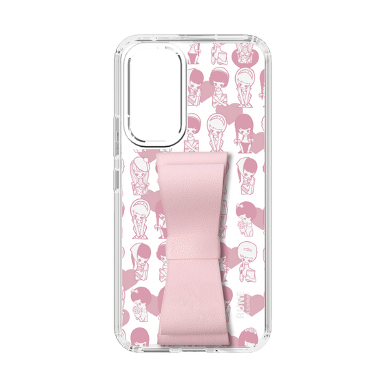 Slim Protection Case - STAND & RING RIBBON Sakura Pink［ Rune Naito - RUNE Girl Kids ］