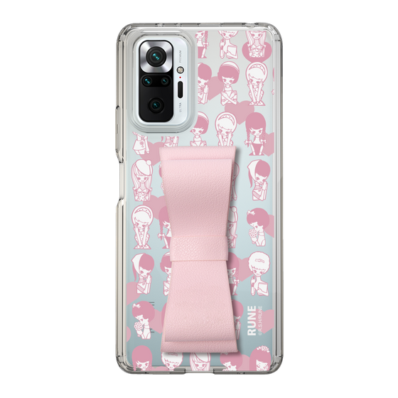 Slim Protection Case - STAND & RING RIBBON Sakura Pink［ Rune Naito - RUNE Girl Kids ］