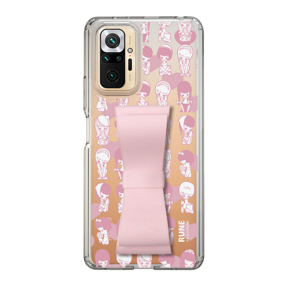 Slim Protection Case - STAND & RING RIBBON Sakura Pink［ Rune Naito - RUNE Girl Kids ］