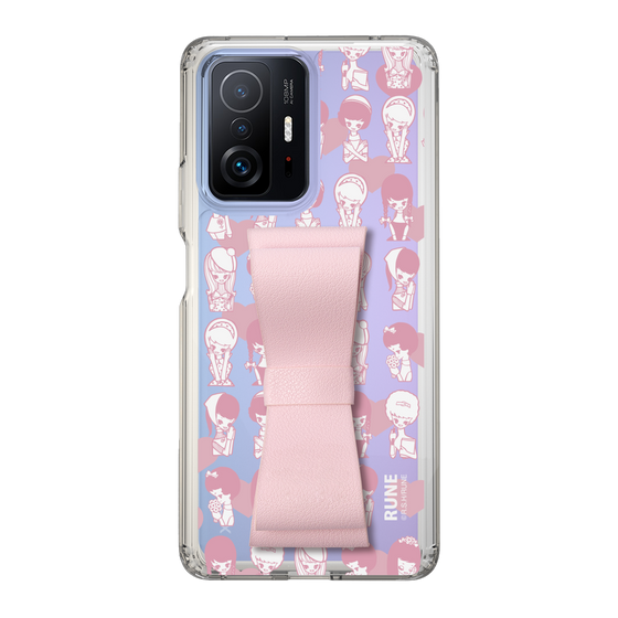 Slim Protection Case - STAND & RING RIBBON Sakura Pink［ Rune Naito - RUNE Girl Kids ］