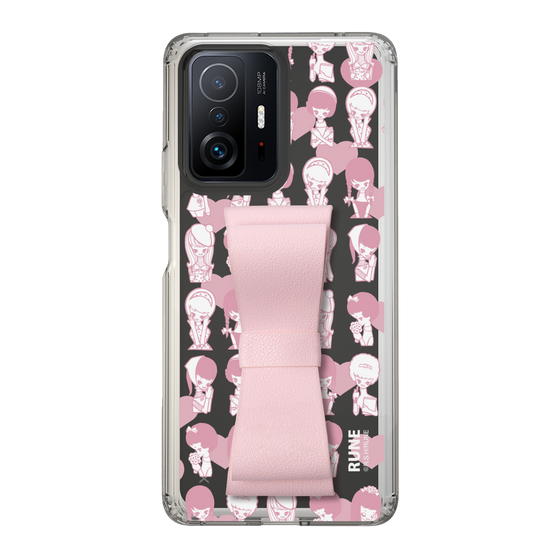 Slim Protection Case - STAND & RING RIBBON Sakura Pink［ Rune Naito - RUNE Girl Kids ］
