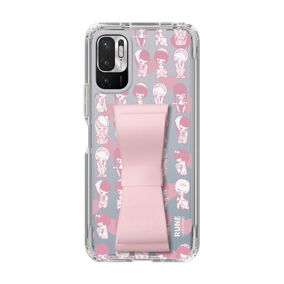 Slim Protection Case - STAND & RING RIBBON Sakura Pink［ Rune Naito - RUNE Girl Kids ］