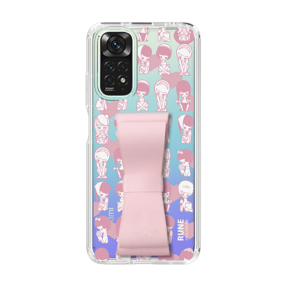 Slim Protection Case - STAND & RING RIBBON Sakura Pink［ Rune Naito - RUNE Girl Kids ］