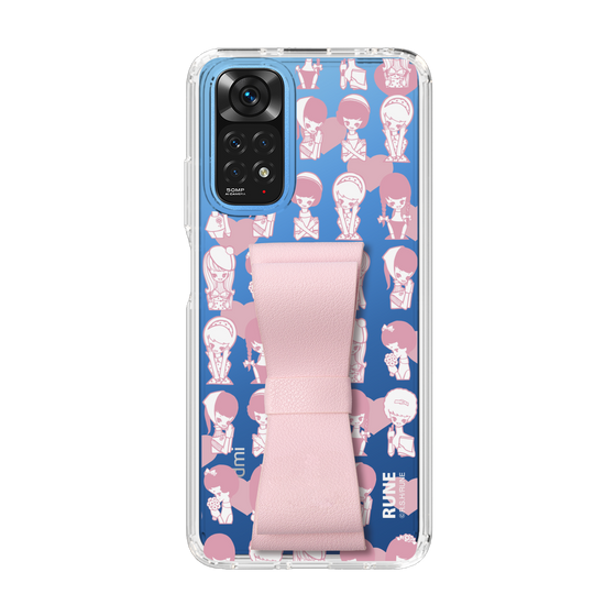 Slim Protection Case - STAND & RING RIBBON Sakura Pink［ Rune Naito - RUNE Girl Kids ］