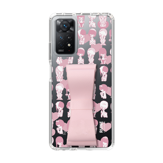 Slim Protection Case - STAND & RING RIBBON Sakura Pink［ Rune Naito - RUNE Girl Kids ］