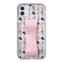 Slim Protection Case - STAND & RING RIBBON Sakura Pink［ Rune Naito - RUNE Animal Dog ］
