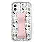 Slim Protection Case - STAND & RING RIBBON Sakura Pink［ Rune Naito - RUNE Animal Dog ］