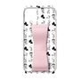 Slim Protection Case - STAND & RING RIBBON Sakura Pink［ Rune Naito - RUNE Animal Dog ］