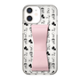 Slim Protection Case - STAND & RING RIBBON Sakura Pink［ Rune Naito - RUNE Animal Dog ］