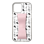 Slim Protection Case - STAND & RING RIBBON Sakura Pink［ Rune Naito - RUNE Animal Dog ］