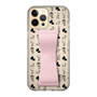 Slim Protection Case - STAND & RING RIBBON Sakura Pink［ Rune Naito - RUNE Animal Dog ］