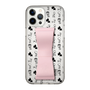 Slim Protection Case - STAND & RING RIBBON Sakura Pink［ Rune Naito - RUNE Animal Dog ］