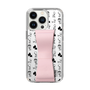 Slim Protection Case - STAND & RING RIBBON Sakura Pink［ Rune Naito - RUNE Animal Dog ］