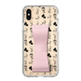 Slim Protection Case - STAND & RING RIBBON Sakura Pink［ Rune Naito - RUNE Animal Dog ］