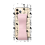 Slim Protection Case - STAND & RING RIBBON Sakura Pink［ Rune Naito - RUNE Animal Dog ］