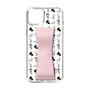 Slim Protection Case - STAND & RING RIBBON Sakura Pink［ Rune Naito - RUNE Animal Dog ］
