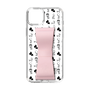 Slim Protection Case - STAND & RING RIBBON Sakura Pink［ Rune Naito - RUNE Animal Dog ］