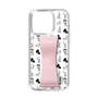 Slim Protection Case - STAND & RING RIBBON Sakura Pink［ Rune Naito - RUNE Animal Dog ］