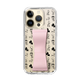 Slim Protection Case - STAND & RING RIBBON Sakura Pink［ Rune Naito - RUNE Animal Dog ］